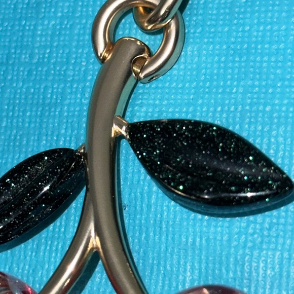 NWT Coach Signature Cherry Bag Charm - Picture 6 of 9
